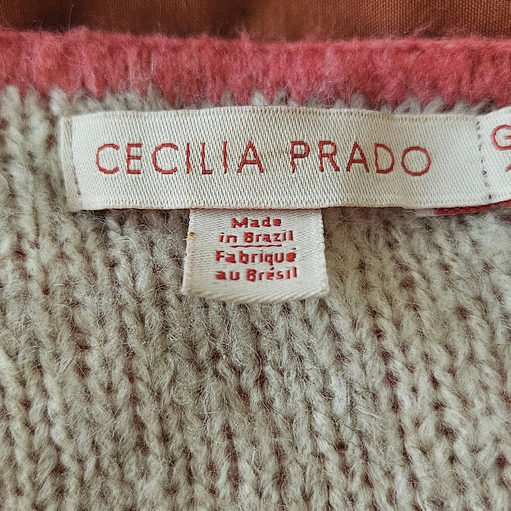 Cecilia Prado Women's Stylish Gray Poncho